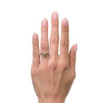 1.5 Carat Round Brilliant Diamond Ring | Brilliant White | 14K White Gold | Refined Light - Image 5