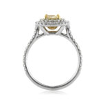 1.9 Carat Cushion Diamond Ring | Brilliant White | 14K White Gold | Graceful Brilliance - Image 3