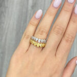 Round Brilliant Statement | Fancy Yellow | 14K White Gold | A Crown-Worthy Fancy Rarity - Image 4