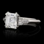 4.09 Carat Round Brilliant Statement | Brilliant White | 14K White Gold - Image 3