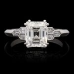 4.09 Carat Round Brilliant Statement | Brilliant White | 14K White Gold