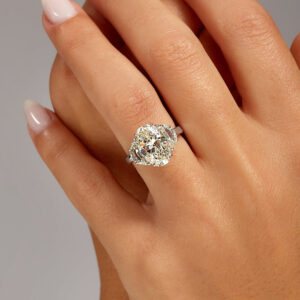 4.2 Carat Oval Statement | Brilliant White | SI | 18K Gold | Everyday Royalty