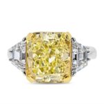 7 Carat Radiant Statement | Fancy Yellow | VS2 | 14K White Gold | Rare Fancy-Color Splendour - Image 5