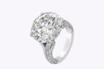 11 Carat Round Brilliant Diamond Ring | Brilliant White | 18K Gold - Image 5