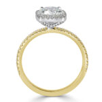 4 Carat Round Brilliant Diamond Ring | Brilliant White | 14K White Gold - Image 3