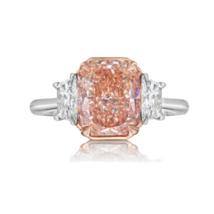 3 Carat Radiant Diamond Ring | Fancy Yellow | 14K White Gold | Colour-Collector’s Treasure