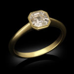 1.04 Carat Asscher Statement | Brilliant White | 14K White Gold | Graceful Brilliance - Image 2