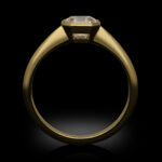 1.04 Carat Asscher Statement | Brilliant White | 14K White Gold | Graceful Brilliance - Image 3