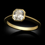 1.04 Carat Asscher Statement | Brilliant White | 14K White Gold | Graceful Brilliance - Image 4