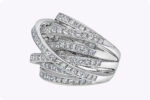 5.1 Carat Princess Statement | Brilliant White | 14K White Gold | Timeless Brilliance - Image 4