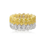 Oval Eternity Band | Fancy Yellow | 14K White Gold | Colour-Collector’s Treasure