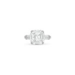 3 Carat Assher Cut Statement | Brilliant White / J color | VS | 14K White Gold