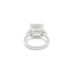 5 Carat Assher Cut Statement | Brilliant White / D color | VVS | 14K White Gold - Image 4