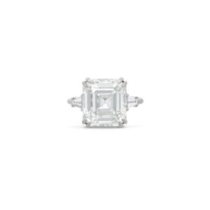 5 Carat Assher Cut Statement | Brilliant White / D color | VVS | 14K White Gold