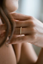 Round Brilliant Band | Brilliant White | 14K White Gold | Graceful Brilliance - Image 2