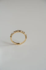 Round Brilliant Band | Brilliant White | 14K White Gold | Graceful Brilliance - Image 3