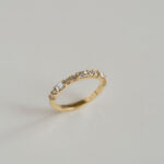 Round Brilliant Band | Brilliant White | 14K White Gold | Graceful Brilliance