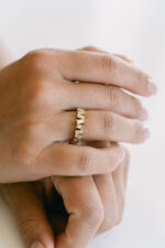 Round Brilliant Band | Brilliant White | 14K White Gold | Pure Sophistication - Image 6