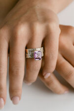 Round Brilliant Band | Brilliant White | 14K White Gold | Elegant Sparkle | Signature - Image 7