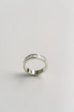 Round Brilliant Band | Brilliant White | 14K White Gold | Graceful Brilliance - Image 2