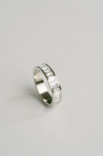 Round Brilliant Band | Brilliant White | 14K White Gold | Graceful Brilliance - Image 3