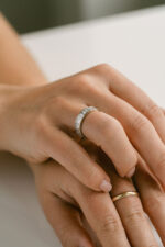 Round Brilliant Band | Brilliant White | 14K White Gold | Graceful Brilliance - Image 5