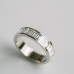 Round Brilliant Band | Brilliant White | 14K White Gold | Graceful Brilliance