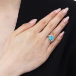 Round Brilliant Statement | Mixed / Other | 14K White Gold | Elegant Sparkle - Image 4