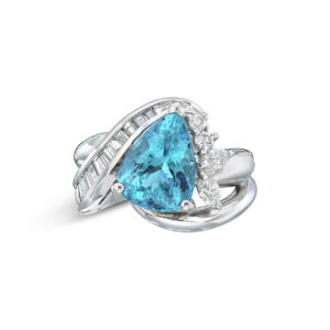 Round Brilliant Statement | Mixed / Other | 14K White Gold | Elegant Sparkle