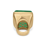 Emerald Statement | 18K Yellow Gold | Pure Sophistication | Modern Classic - Image 5