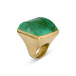 Emerald Statement | 18K Yellow Gold | Pure Sophistication | Modern Classic