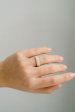 Round Brilliant Band | Brilliant White | 14K White Gold | Pure Sophistication - Image 3