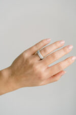 Round Brilliant Band | Brilliant White | 14K White Gold | Pure Sophistication - Image 7