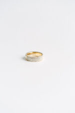Round Brilliant Band | Brilliant White | 14K White Gold | Pure Sophistication