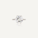 4.51 Carat Round Brilliant Statement | Brilliant White | VS | 14K White Gold | Quiet Power - Image 2