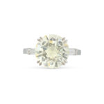 6.63 Carat Round Brilliant Statement | Brilliant White | VS | 14K White Gold - Image 2