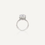 7 Carat Round Brilliant Statement | Brilliant White / D color | VVS | 14K White Gold - Image 4