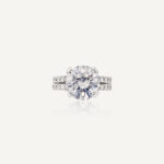7 Carat Round Brilliant Statement | Brilliant White / F color | SI | 14K White Gold - Image 2