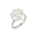 8.99 Carat Round Brilliant Statement | Brilliant White | VVS | 18K Gold