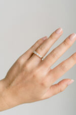 Round Brilliant Band | Brilliant White | 14K White Gold | Classic Charm | Signature - Image 4