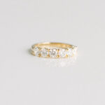 Round Brilliant Band | Brilliant White | 14K White Gold | Classic Charm | Signature