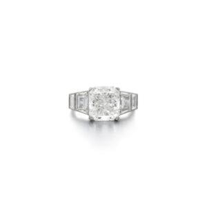 5.11 Carat Radiant Statement | Brilliant White | SI | 14K White Gold