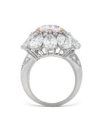 Round Brilliant Statement | Fancy Yellow | 14K White Gold | Sunlit Royal Radiance - Image 3