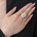 Round Brilliant Statement | Fancy Yellow | 14K White Gold | A Crown-Worthy Fancy Rarity - Image 3