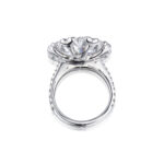 3 Carat Round Brilliant Statement | Fancy Yellow | 14K White Gold | Sunlit Royal Radiance - Image 2