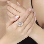 3 Carat Round Brilliant Statement | Fancy Yellow | 14K White Gold | Sunlit Royal Radiance - Image 3