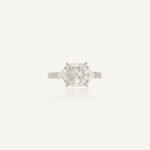 3 Carat Cushion Statement | Brilliant White / G color | VS | 14K White Gold - Image 2