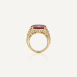 12.38 Carat Cushion Statement | Ruby Red | 14K White Gold | High Jewellery Supremacy - Image 6