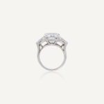 7.03 Carat Round Brilliant Statement | Brilliant White / D color | VVS | 14K White Gold - Image 4