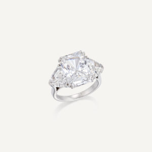 7.03 Carat Round Brilliant Statement | Brilliant White / D color | VVS | 14K White Gold